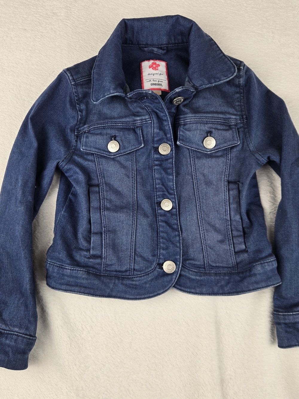 Gymboree Blue Denim Jacket Size 5-6 Toddler Girls Jeans